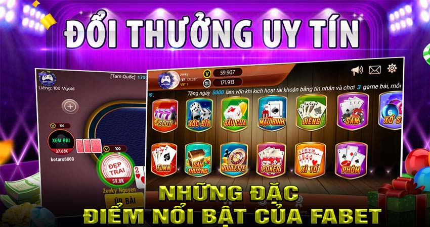 Những đặc điểm nổi bật của Fabet